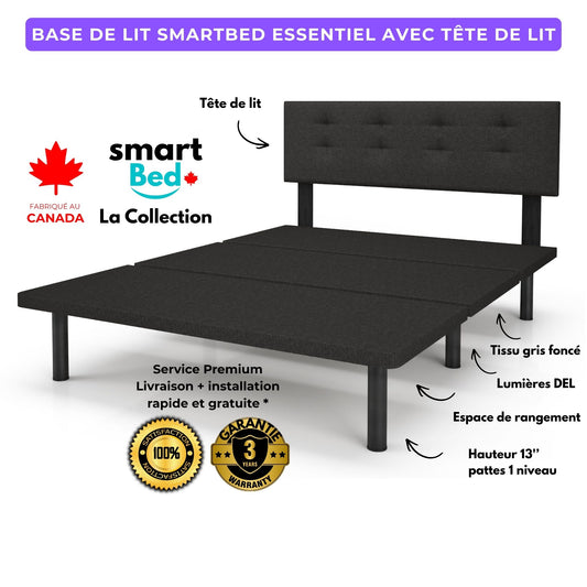 Essential SmartBed with headboard